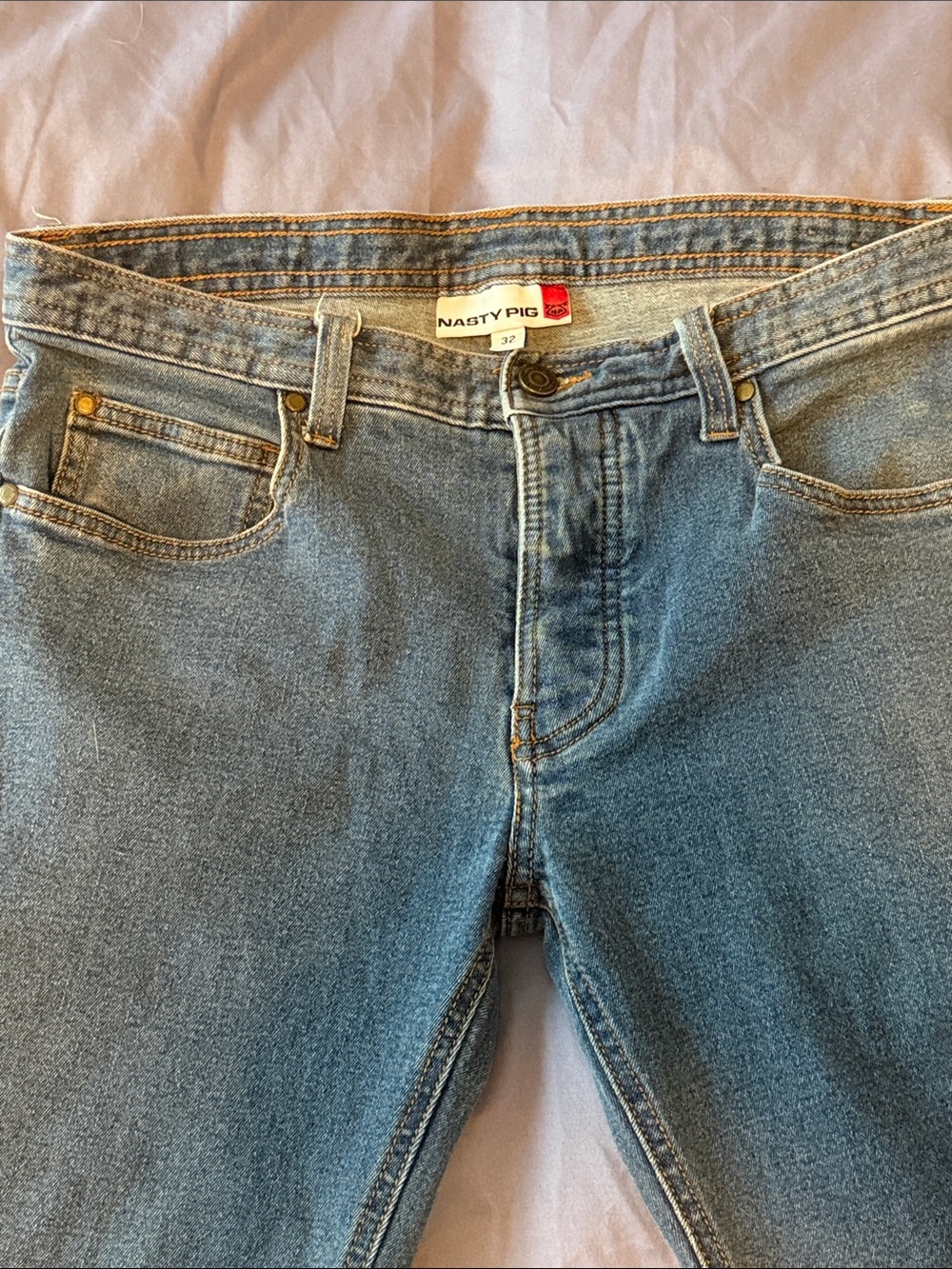 Nasty Pig Men's Light Blue Straight Jeans